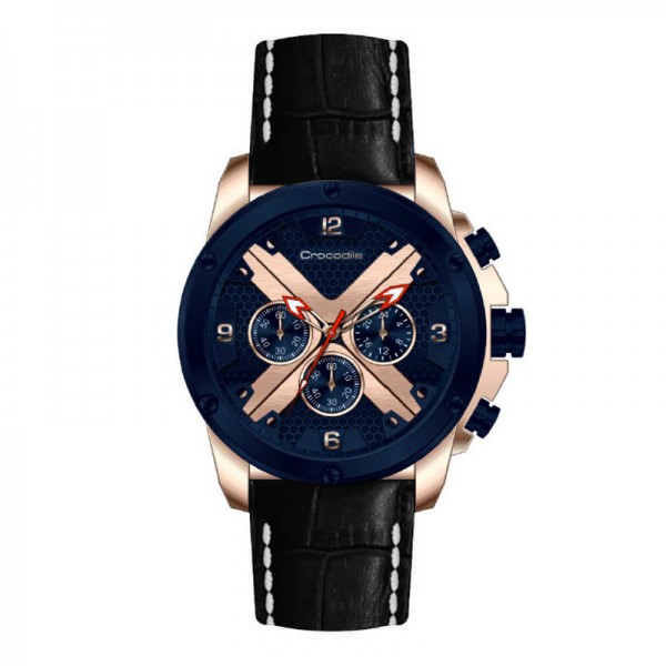 Crocodile CM-021D24C Rosegold Black Blue